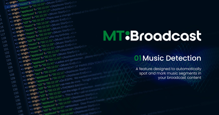 MT Broadcast - Music Detection