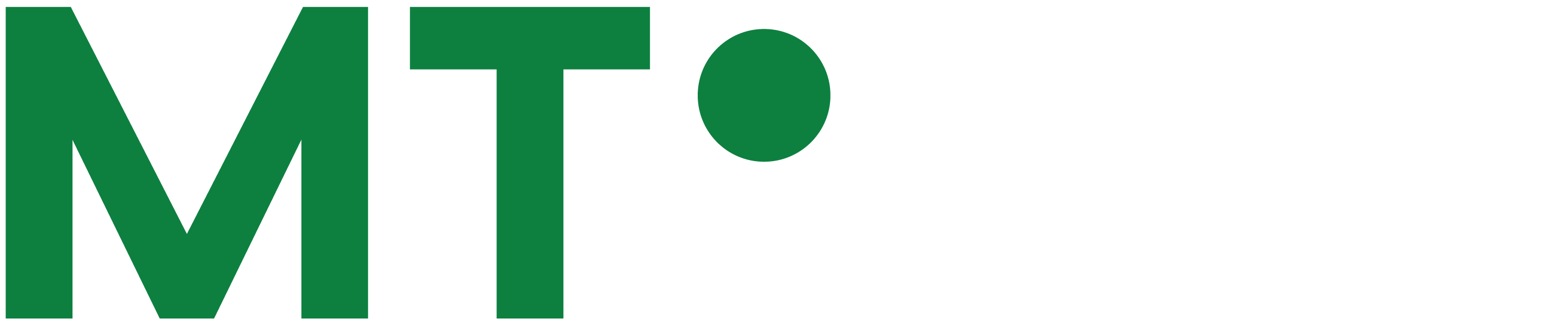 MT Advice & Partners Green and White Logo