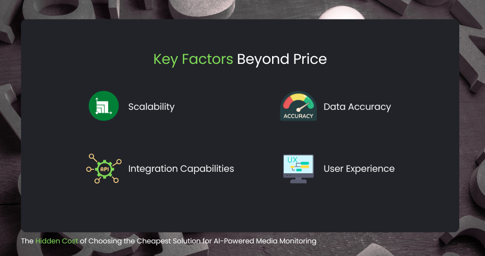 Key Factors Beyond Price